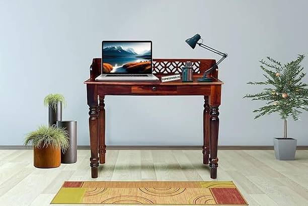 Home wood Home and Office table | Sheesham Solid Wood | Finish: (Honey Finish) Solid Wood Console Table
