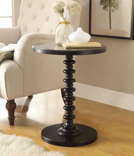 Device Bas with BROWN ART SHOPPEE End Table for Living Room Side Table for Bedroom Pedestal Modern Coffee Table Engineered Wood Corner Table