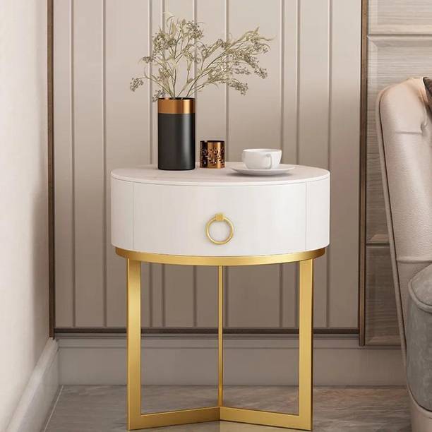 NG Decor Bedroom Living Room End Side Table With Storage Drawer Cabinet Night Stand Engineered Wood Bedside Table