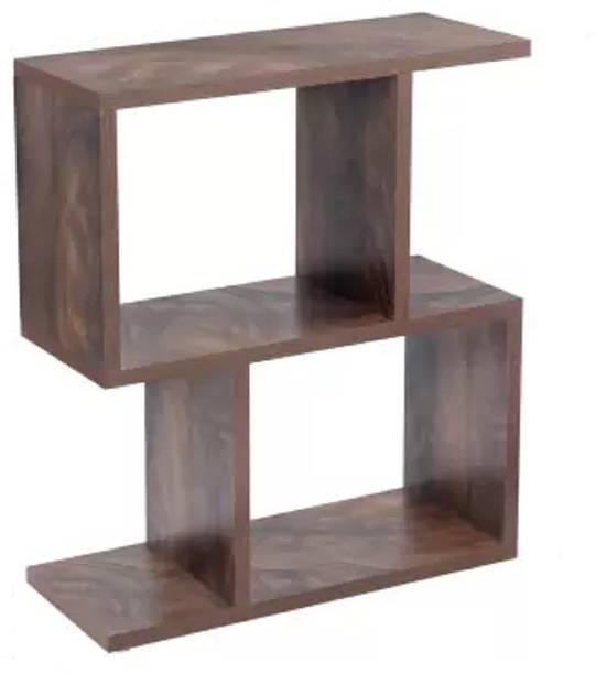 Woodtwist Wooden bed side table |End table |Consal table |coffee table S rack table Engineered Wood Bedside Table