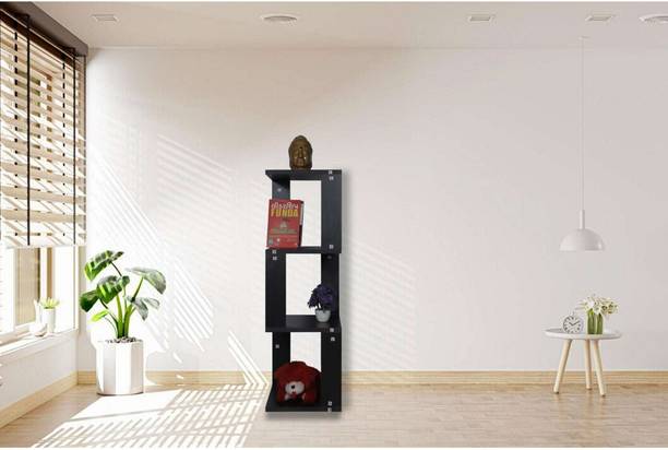 sbf furniture 4shelve_Corner_Table Engineered Wood Corner Table