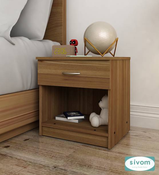 SIVOM Muse Multipurpose Side Table Engineered Wood Bedside Table