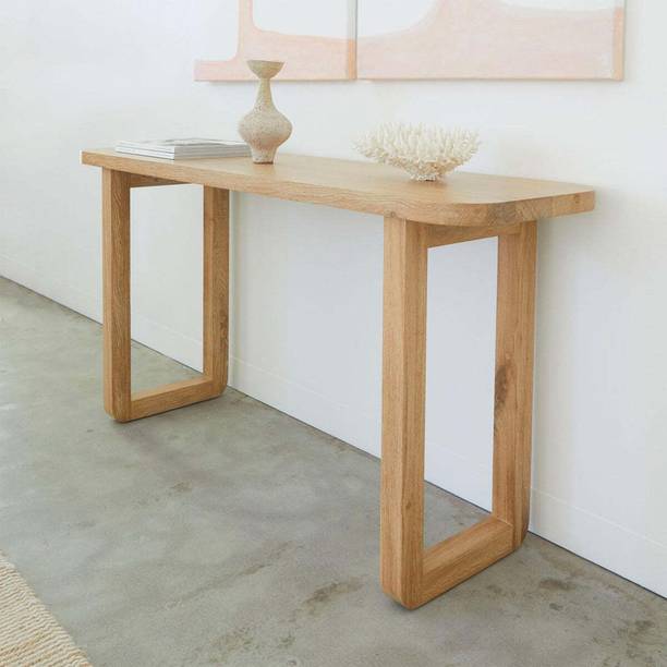 Craftware Craftware Sofa/TV Console Top Storage Shelf, Traditional Accent Solid wood table Solid Wood Console Table