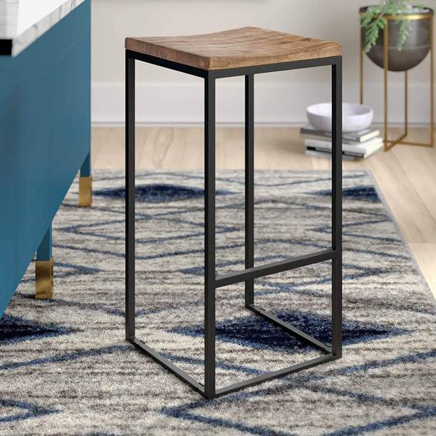 Indian Decor RW802 Bar & Counter Stool, Features: Assembled, Height: 24" Metal Side Table