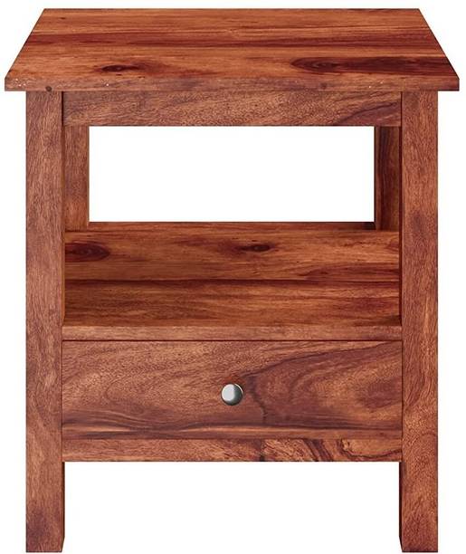 Urban Woods Sympl Side Table Sheesham Wood With Drawer, Home Furniture For Living Spaces, Solid Wood Side Table