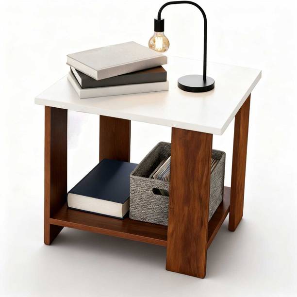 Yookeer End Table with Storage Shelf, Side Tables for Living Room Decor, Engineered Wood End Table