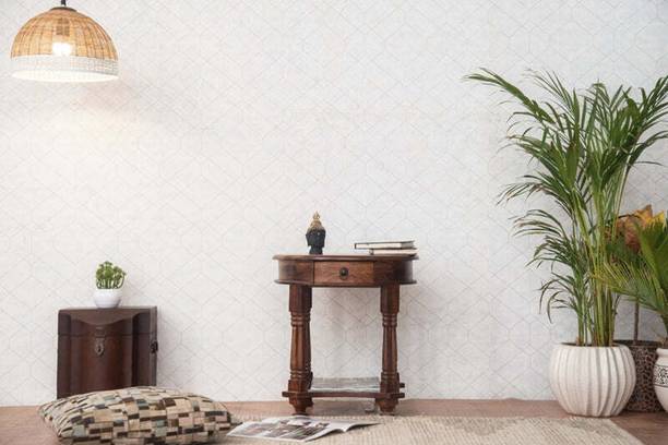 Furnishilp Beautiful Antique Wooden Stool/Side Table with Drawer Storage |Sheesham wood Solid Wood Side Table