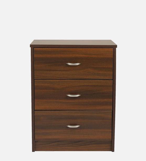 UNITEK FURNITURE 3 Drawer Storage, Side Table, Night Stand Engineered Wood Side Table