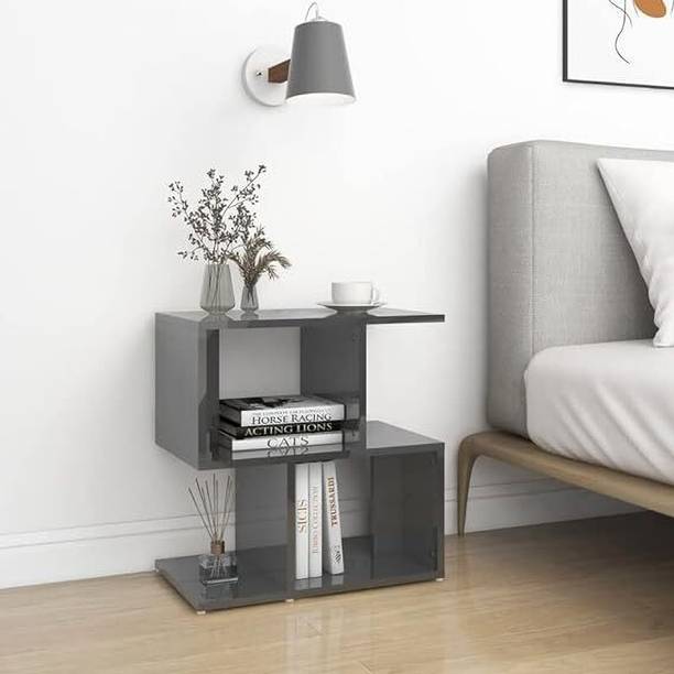THE PINEWOOD ENTERPRISES Modern Folding Matte Finish Side Table End Table Living & Bed Room Decor Engineered Wood Side Table
