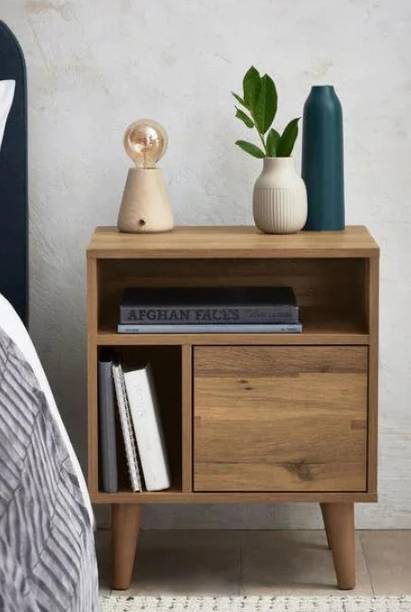 Mamata Wood Decor Sheesham Wood Bedside End Table with Drawer for Storage | Night Stand Table Solid Wood Side Table