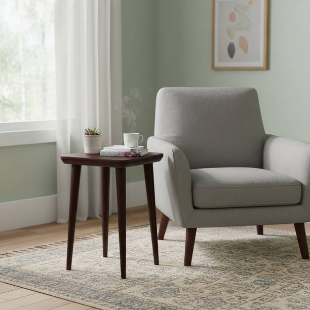 The Urban Store Sofa Side Table/ Accent Table / Pot / Statue / Night Lamp Table Solid Wood Side Table