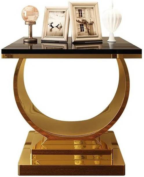 NG Decor Bedroom Living Room End Side Table Night Stand Stone End Table