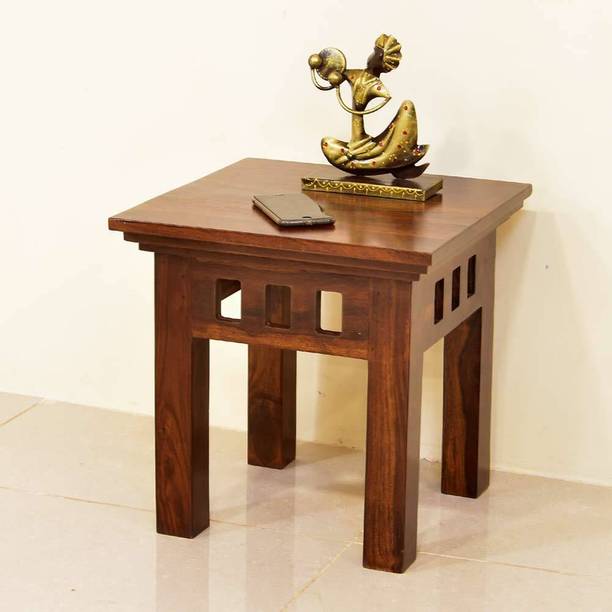 KHATIARTS Solid Wood Side Table