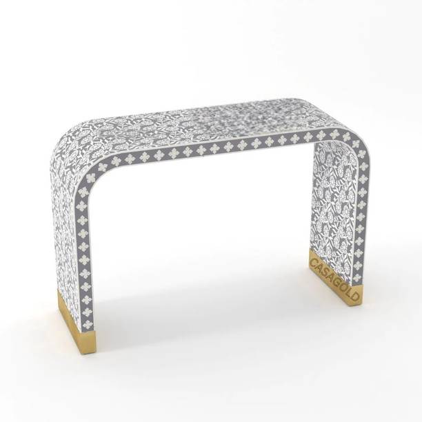 JODHA Bone Inlay Sunflower Solid Wood Side Table