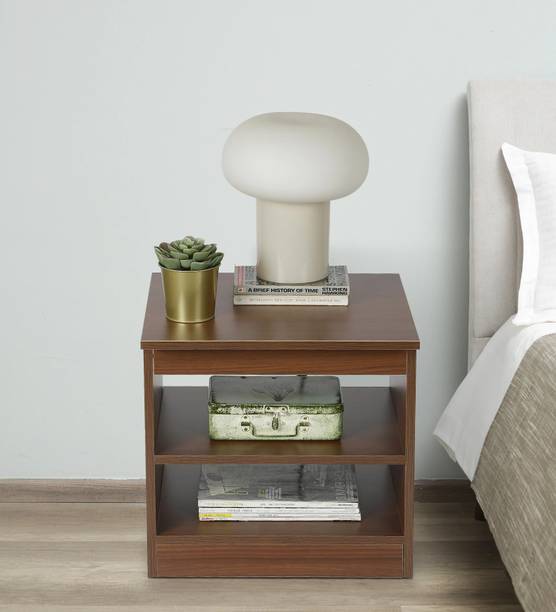 Mintwud from Pepperfry Nara Wooden Bedside Table/Wooden Side Table For Bed Room Engineered Wood Bedside Table
