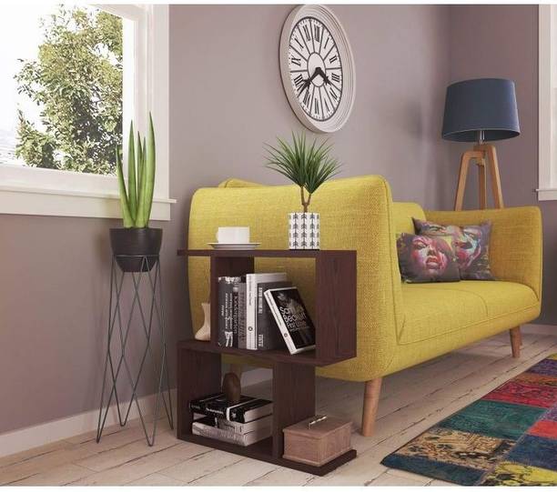 Wookart S - Shape Bedside table for Bedroom ,Living room ,Home & Office Engineered Wood Bedside Table