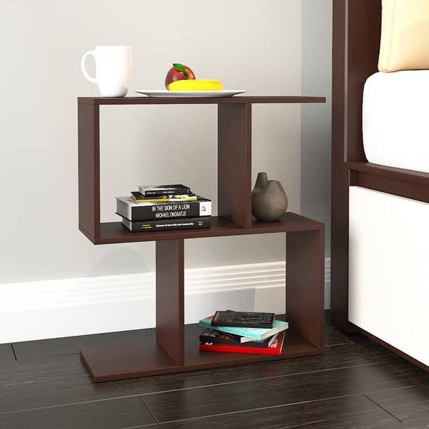 Livster Modern Wooden MDF End Table – Compact Side Table for Living Room or Bedroom Engineered Wood End Table