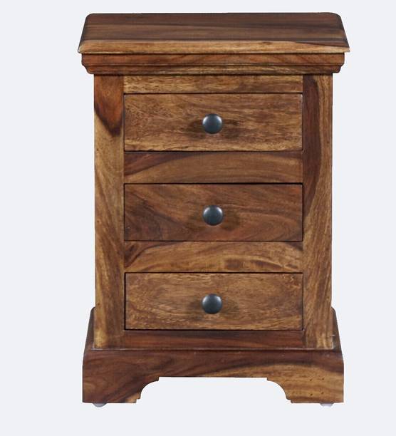 UNITEK FURNITURE Sheehsam ( Rosewood ) Solid Wood Bedside Table