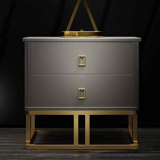 NG Decor Bedroom Living Room End Side Table With Storage Drawer Cabinet Night Stand Engineered Wood Bedside Table