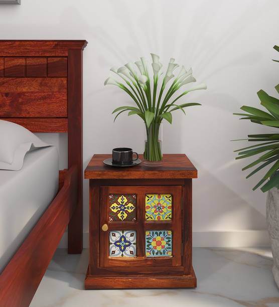 Mudramark From Pepperfry Siramika Sheesham Wood Bedside Table/End Table For Bedroom Solid Wood Bedside Table