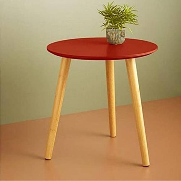 Decorhand Side Table, Modern End Table for Living Room, Bedroom, Balcony and Office Solid Wood End Table