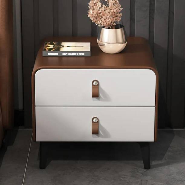 NG Decor Bedroom Living Room End Side Table With Storage Drawer Cabinet Night Stand Engineered Wood Bedside Table
