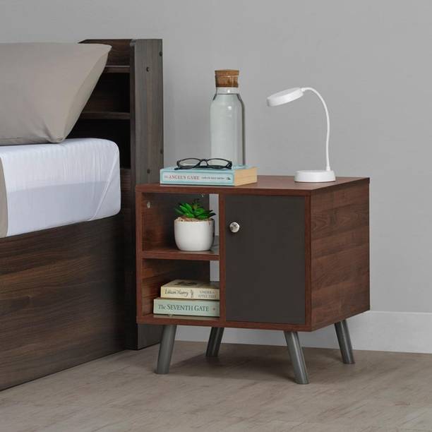 The kashth Engineered Wood Bedside Table
