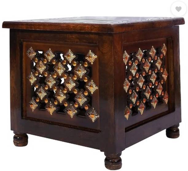 S.K furniture art Fordable Solid Wood Side Table