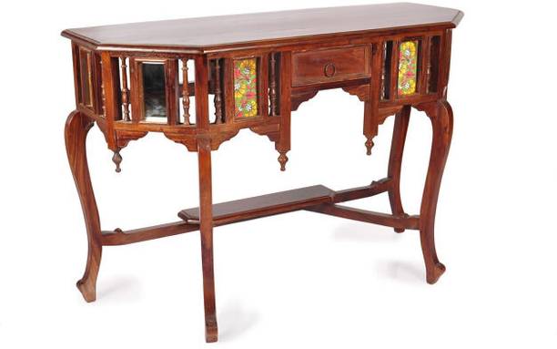 EvenEdges Solid Wood Console Table