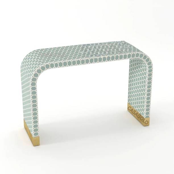 JODHA Bone Inlay Honeycomb Solid Wood Console Table