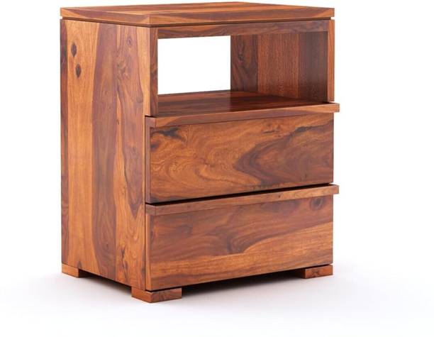 MONITARA SOLID WOOD BED SIDE TABLE Solid Wood Bedside Table