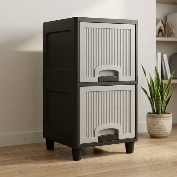 MAXTID Multi Layer Cabinet Ideal For Organizing Home Plastic Side Table