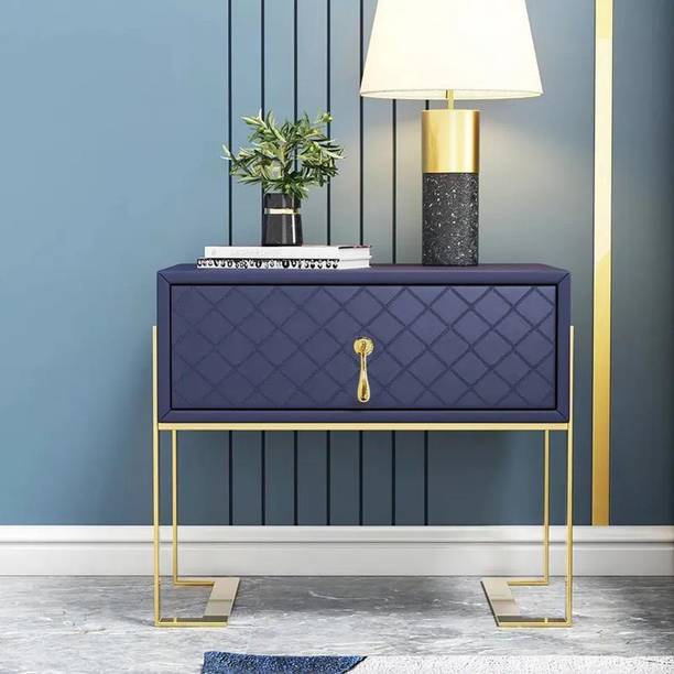 NG Decor Bedroom Living Room End Side Table With Storage Drawer Cabinet Night Stand Engineered Wood Bedside Table
