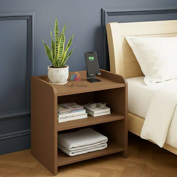 CraftOnline CraftOnline Nightstand, End Table for Living Room Bedroom, Bedside Table. Engineered Wood Side Table
