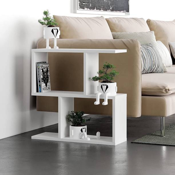 WallHeaven Home Decor S-Rack Table Engineered Wood Side Table