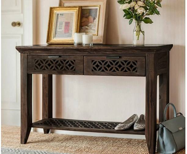 Allie Wood Rosewood (Sheesham) Solid Wood Console Table