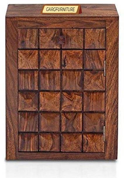 Garghandicraft Sheesham Wood Bedside Table/End Table For Bedroom/Livingroom/Home Solid Wood Bedside Table