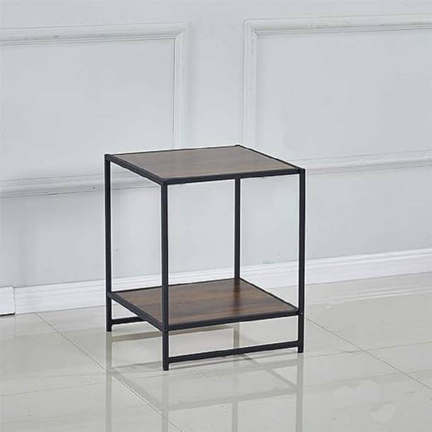 Indian Decor 2834 Modern 18 inch Square Side/End Table/Night Metal Side Table