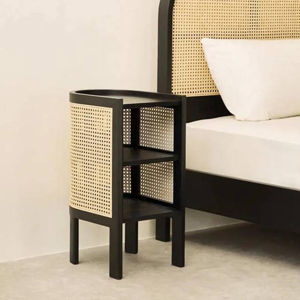 NG Decor Bedroom Living Room End Side Table With Storage Drawer Cabinet Night Stand Engineered Wood Bedside Table