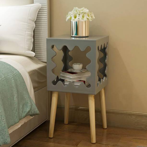 Device Bas with BROWN ART SHOPPEE Bookcase Nightstand Side End Table Bedroom: Bed Side Table Living Room Engineered Wood Bedside Table