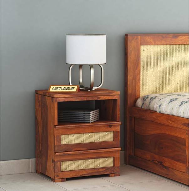 Garghandicraft Sheesham Wood Bedside Table/End Table For Bedroom/Livingroom/Home Solid Wood Bedside Table