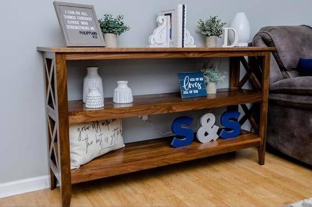 NV HOME DECOR Solid Wood Console Table