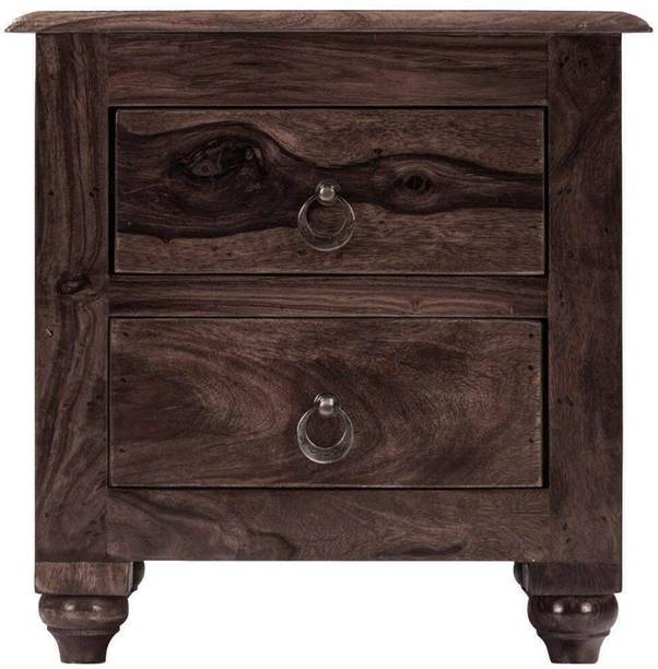 Indoorcrafts BM Wood Furniture Sheesham Wood Bedside Table Elegant and durable storage Solid Wood Bedside Table