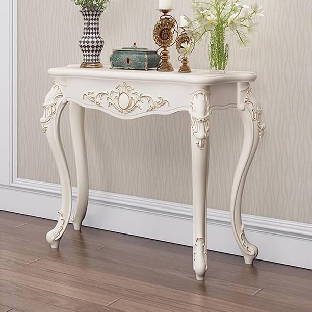 Home wood Victorian Style - Entryway Hallway CONSOLE TABLE Solid Wood Console Table