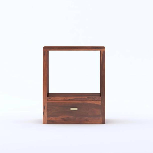 Shauryawoods Sheesham Wood Bedside/Side/Corner/End Table With Storage For Bedroom/Livingroom Solid Wood Bedside Table