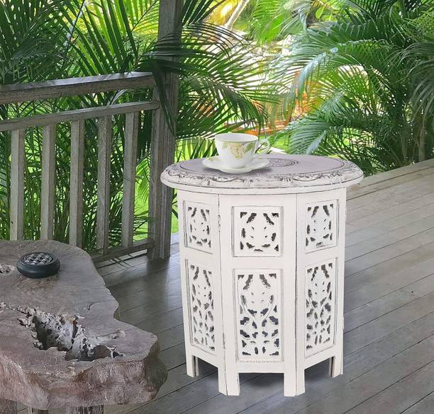 EYLEX Solid Wood End Table