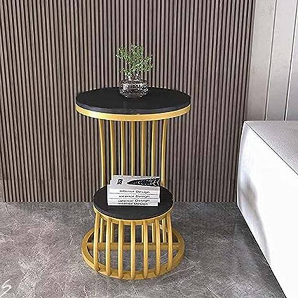EYLEX EYLEX Round Metal Side End Table Home Decor Accent Furniture for Living Room Metal Side Table
