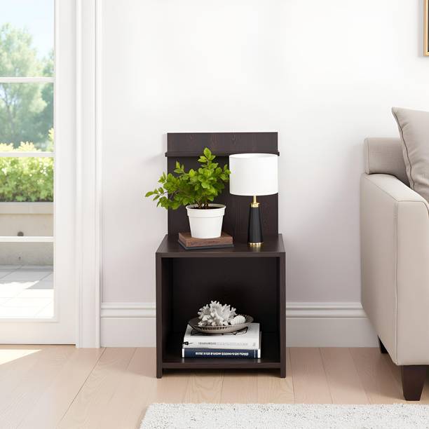 FURNEASER Wetty Bedside Table, End & Sofa Side Small Table, Stool, Engineered Wood Side Table