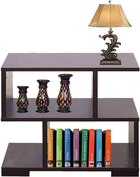 SearchForMerch MDF Bed side, Brown & Black Matte Finish Engineered Wood End Table