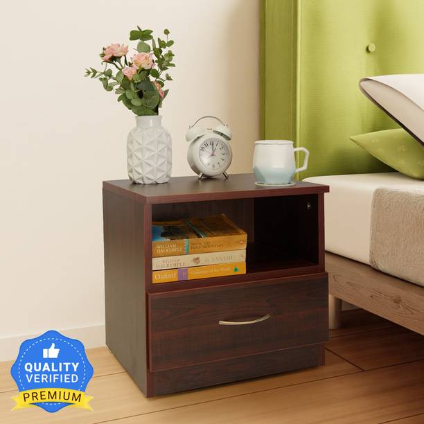 GREEN SOUL Asher Multipurpose Modern BedSide Table/End Table/Corner Table Engineered Wood Bedside Table